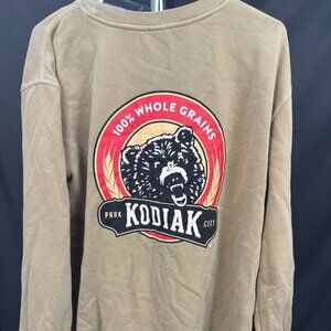 Kodiak Park City Crewneck Sweatshirt – Tan | Size L